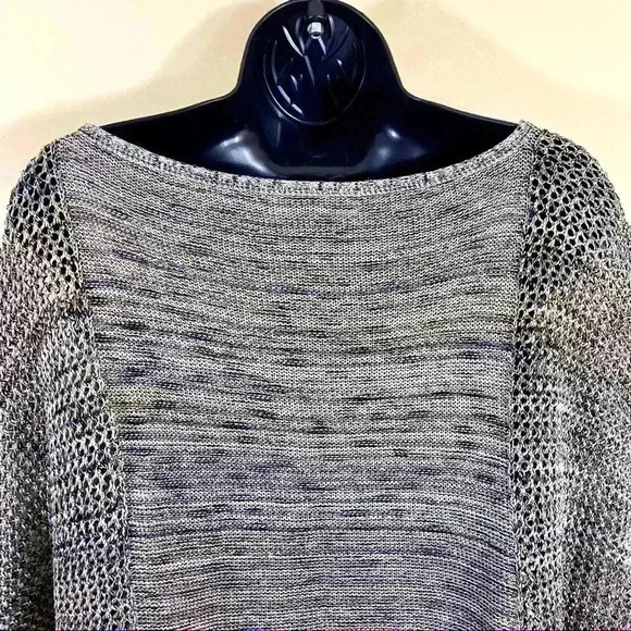 212 New York Gray Half Sleeve Pullover Sweater - Picture 9 of 12